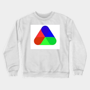 Primary RGB Triangle Crewneck Sweatshirt